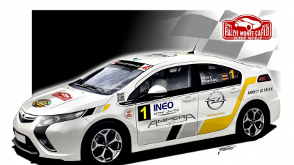 OPEL AMPERA VYHRAL RALLY MONTE CARLO